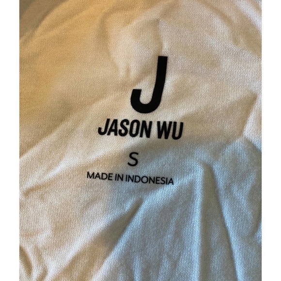 NEW J Jason Wu Semi Fit Swing Top Size Small Women’s Cream - Picture 3 of 8